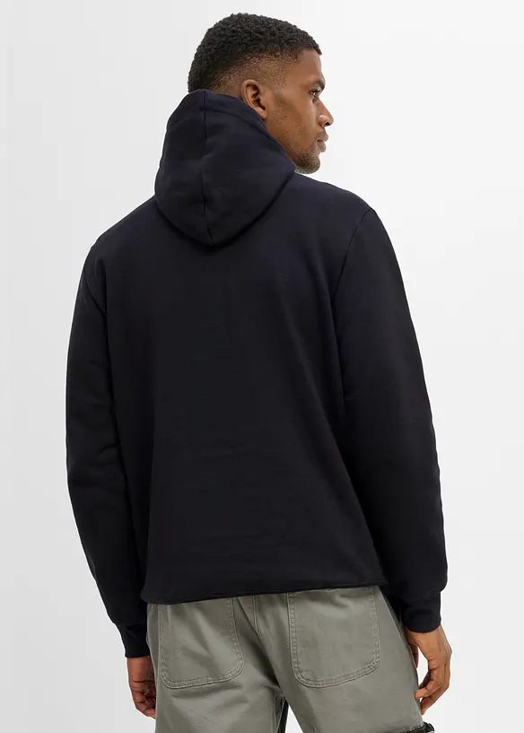 Sweatshirt med huva, normal passform, bonprix