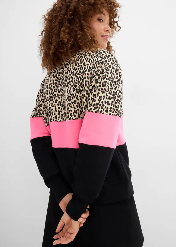 Sweatshirt i bomullsmix, bonprix