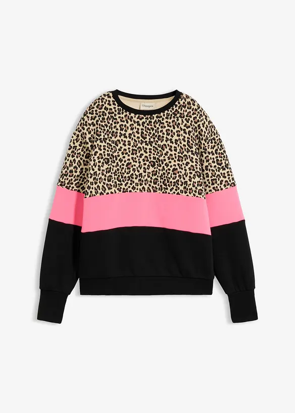 Sweatshirt i bomullsmix, bonprix