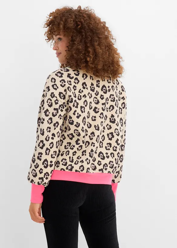 Sweatshirt i bomullsmix, bonprix