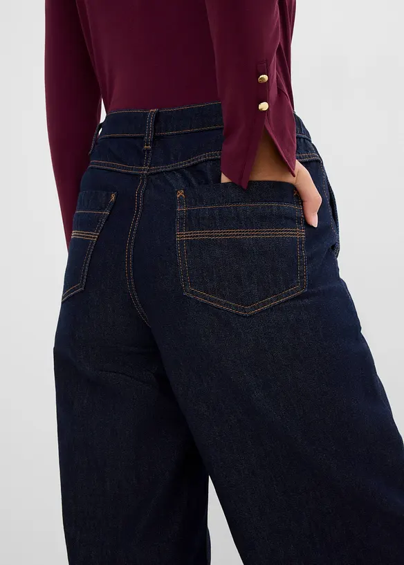 Wide Leg-jeans, High Waist, bonprix