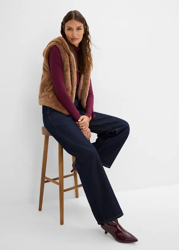 Wide Leg-jeans, High Waist, bonprix