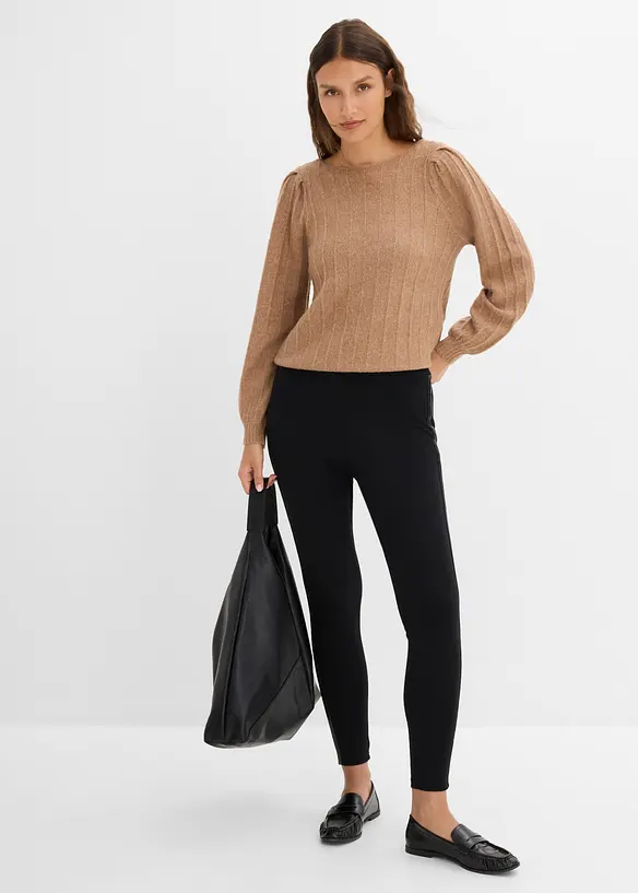 Leggings av punto di roma, bonprix