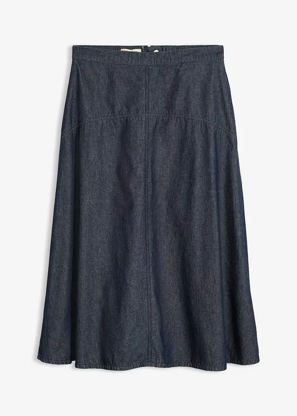 Jeanskjol i ekologisk bomull, bonprix