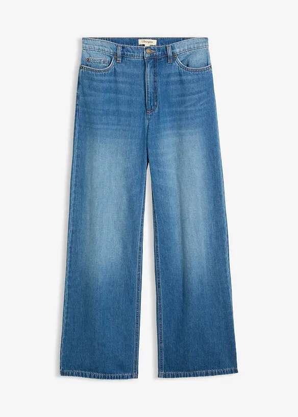Wide Leg-jeans, High Waist, bonprix