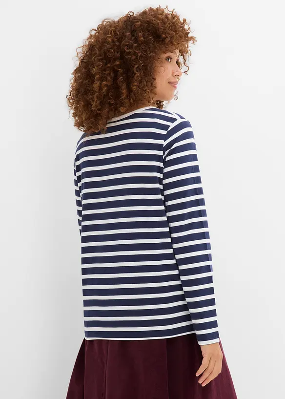 L&aring;ng&auml;rmad topp (6-pack), bonprix