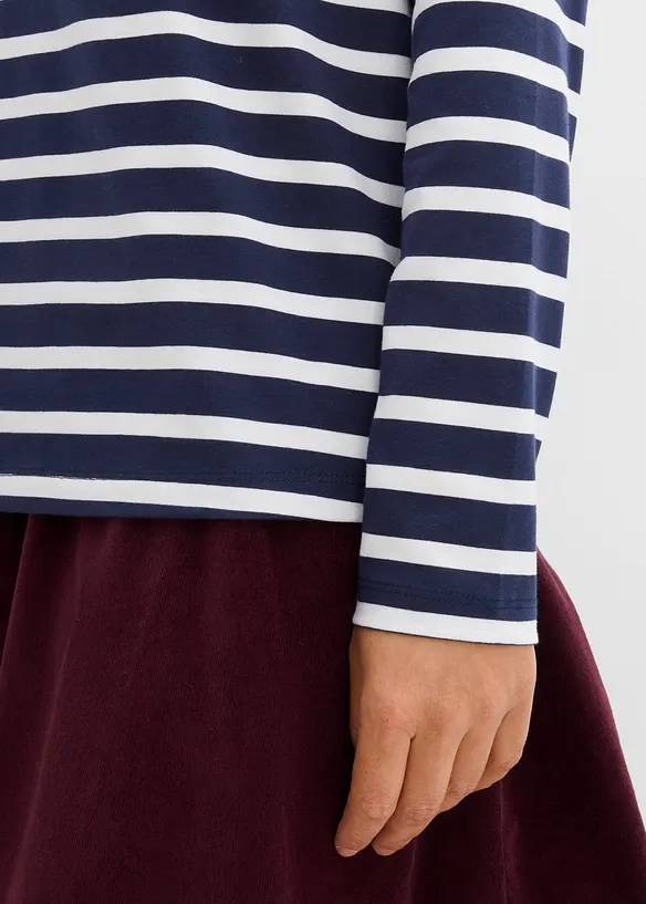 L&aring;ng&auml;rmad topp (6-pack), bonprix