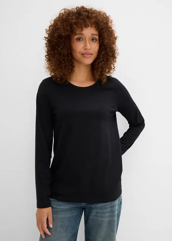 L&aring;ng&auml;rmad topp (6-pack), bonprix