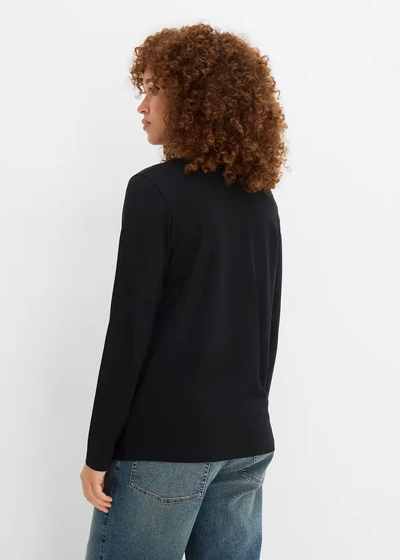 L&aring;ng&auml;rmad topp (6-pack), bonprix