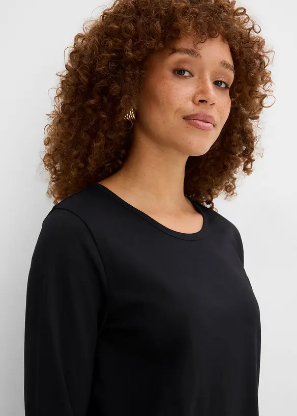 L&aring;ng&auml;rmad topp (6-pack), bonprix