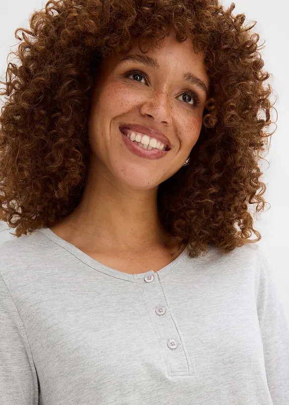 L&aring;ng&auml;rmad topp (3-pack), bonprix