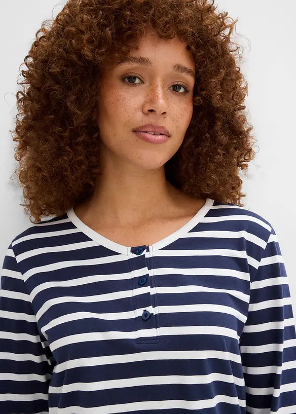 L&aring;ng&auml;rmad topp (3-pack), bonprix