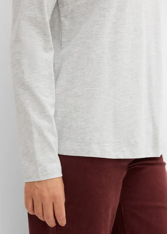 L&aring;ng&auml;rmad topp (3-pack), bonprix