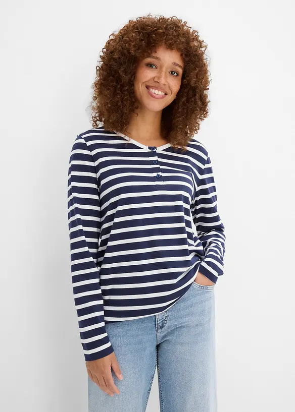 L&aring;ng&auml;rmad topp (3-pack), bonprix