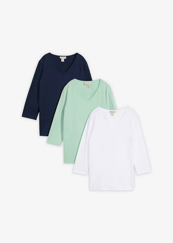Topp (3-pack), bonprix