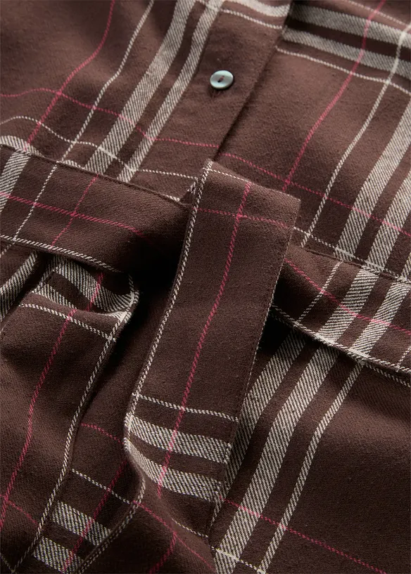 Mellanl&aring;ng flanellkl&auml;nning av bomull, bonprix