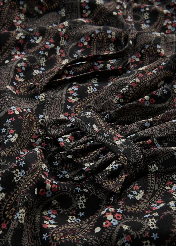 Blus av l&auml;tt chiffong, bonprix