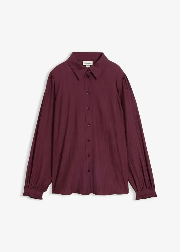 Blus av viskosmix med struktur, bonprix