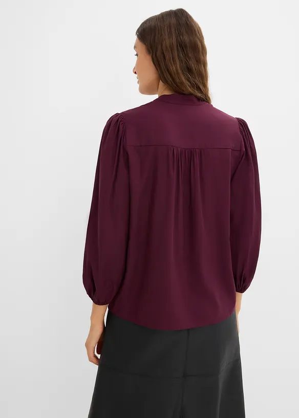 Blus av lyocellmix med mjukt fall, bonprix