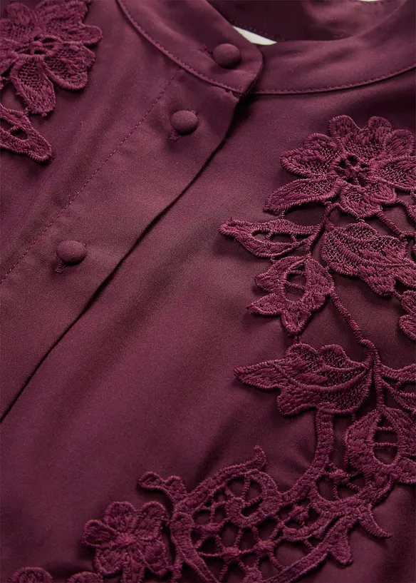 Blus av lyocellmix med mjukt fall, bonprix