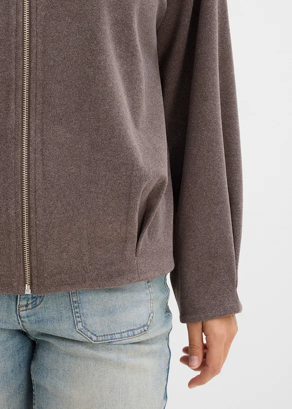 Cardigan med yllelook, bonprix