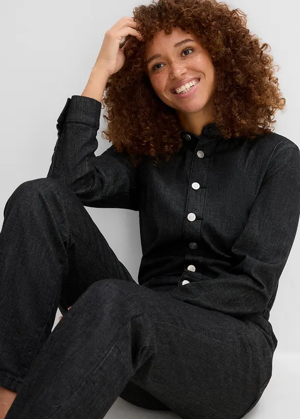 Jeansjumpsuit, bonprix