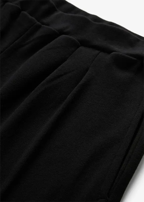Jerseybyxa  med veck, bonprix