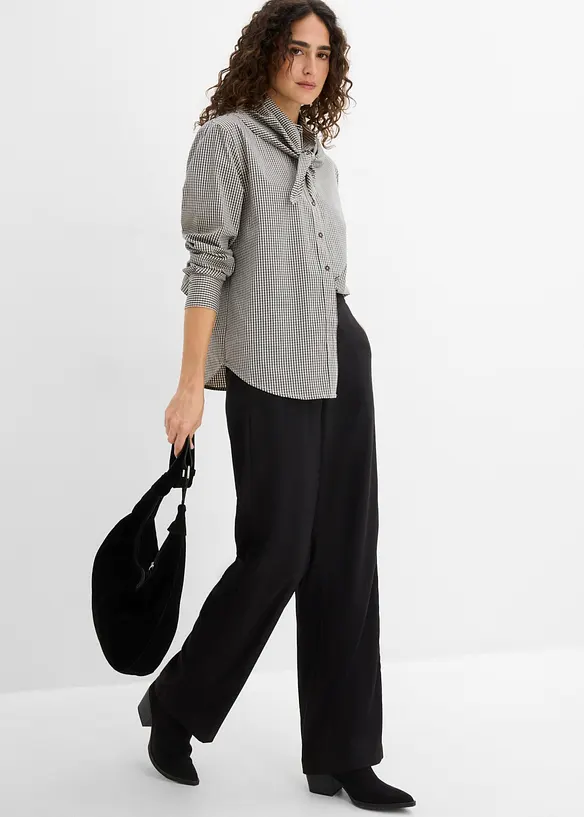 Blus med avtagbar sjaldetalj, bonprix