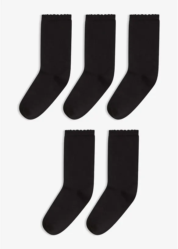 Strumpor med ekologisk bomull (5-pack), bonprix