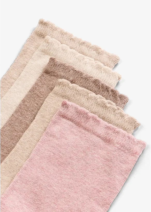Strumpor med ekologisk bomull (5-pack), bonprix