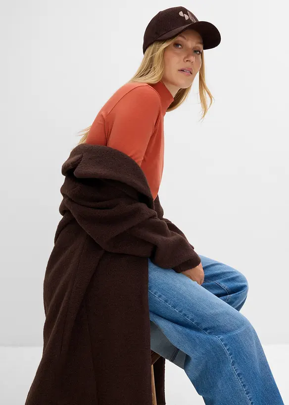 L&aring;ng&auml;rmad topp i figurn&auml;ra modell, bonprix