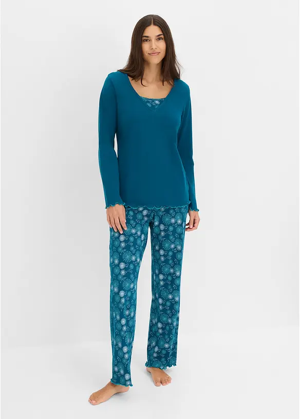 Pyjamas i ekologisk bomull, bonprix