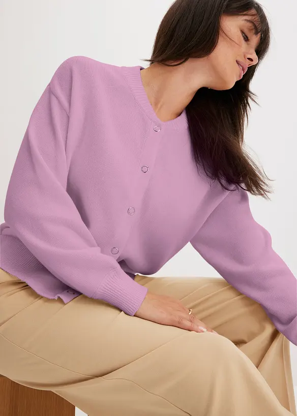 Cardigan i bomull, bonprix