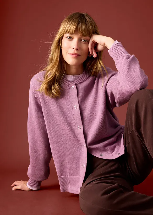 Cardigan i bomull, bonprix
