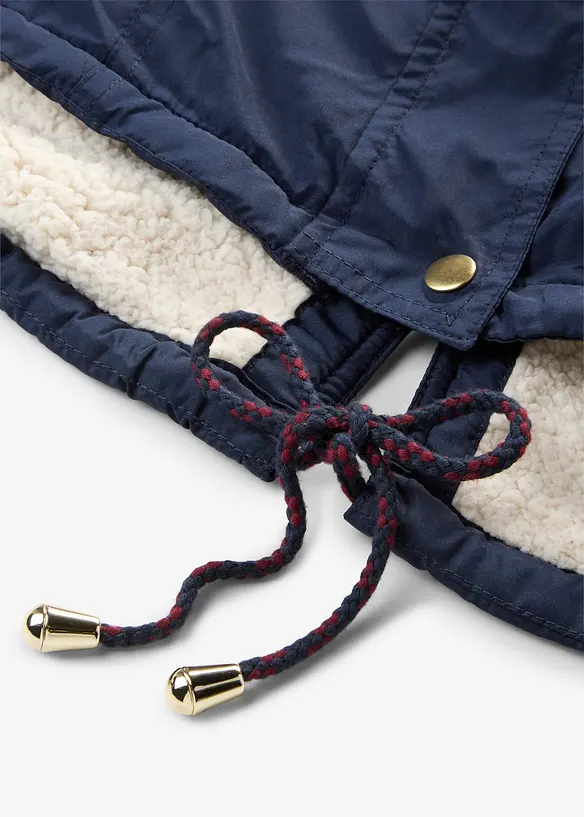 Parkas med teddyfoder, bonprix