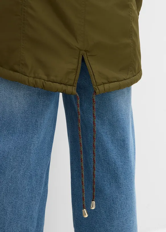 Parkas med teddyfoder, bonprix