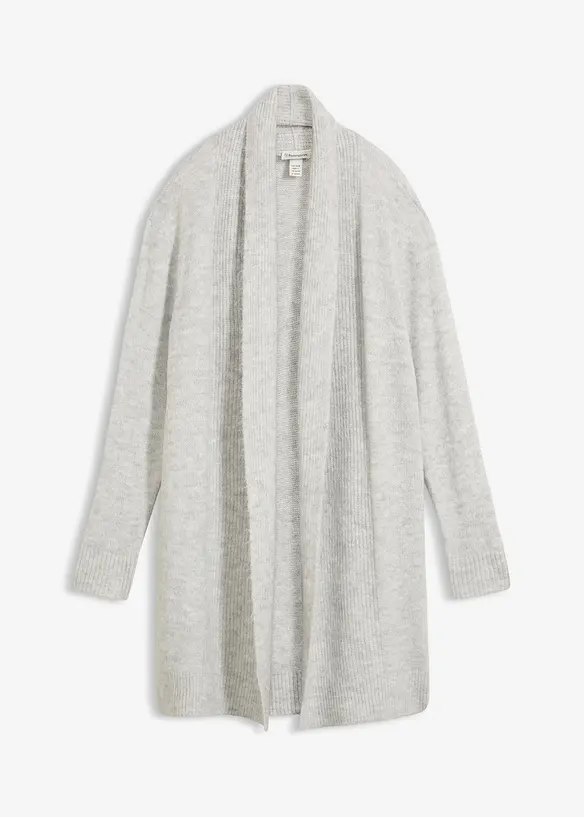 L&aring;ng cardigan med sjalkrage, bonprix
