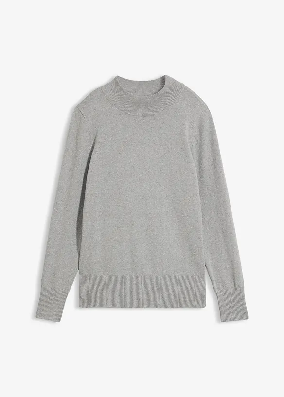 Finstickad tr&ouml;ja med bomull, bonprix