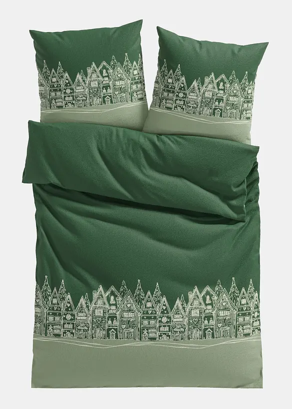 P&aring;slakanset i flanell, bonprix