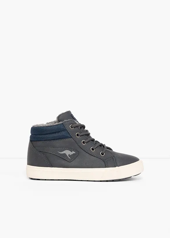 Fodrade sneakers med h&ouml;ga skaft fr&aring;n Kangaroos, Kangaroos