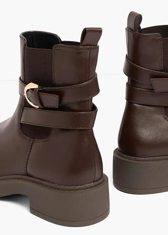 Chelseaboots med sp&auml;nne, bonprix