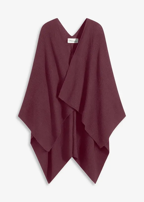 Poncho i mjukt material, bonprix