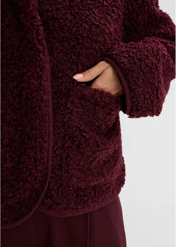 L&auml;tt fodrad teddyjacka, bonprix