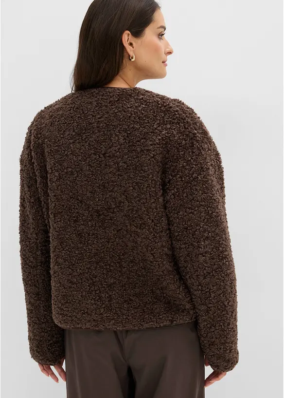 L&auml;tt fodrad teddyjacka, bonprix