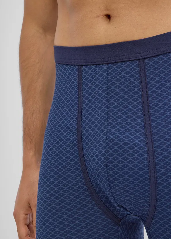 Boxerkalsong, tajt, medell&aring;ng, h&ouml;g midja, med mjuk bomull (3-pack), bonprix