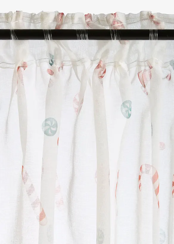 Gardin med &aring;tervunnen polyester (1-pack), bonprix