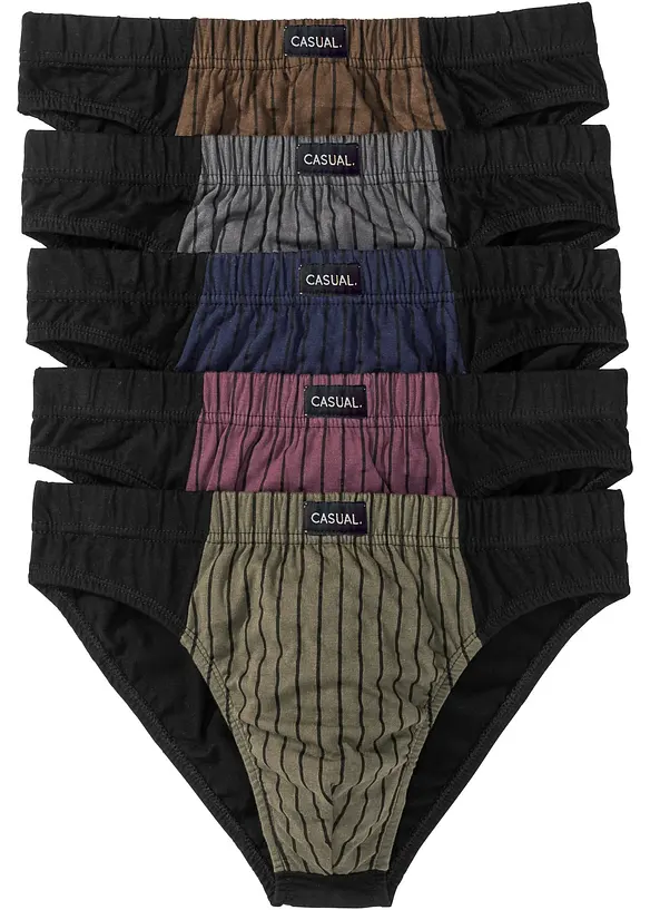 Kalsong i mjuk bomull (5-pack), bonprix