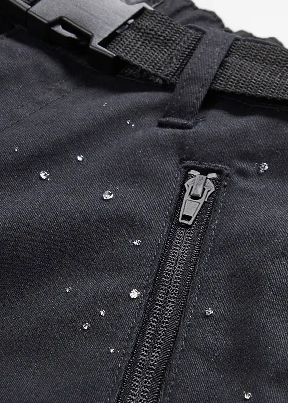 Vattenavvisande funktionsbyxa i stretchig twill med sk&auml;rp, bonprix