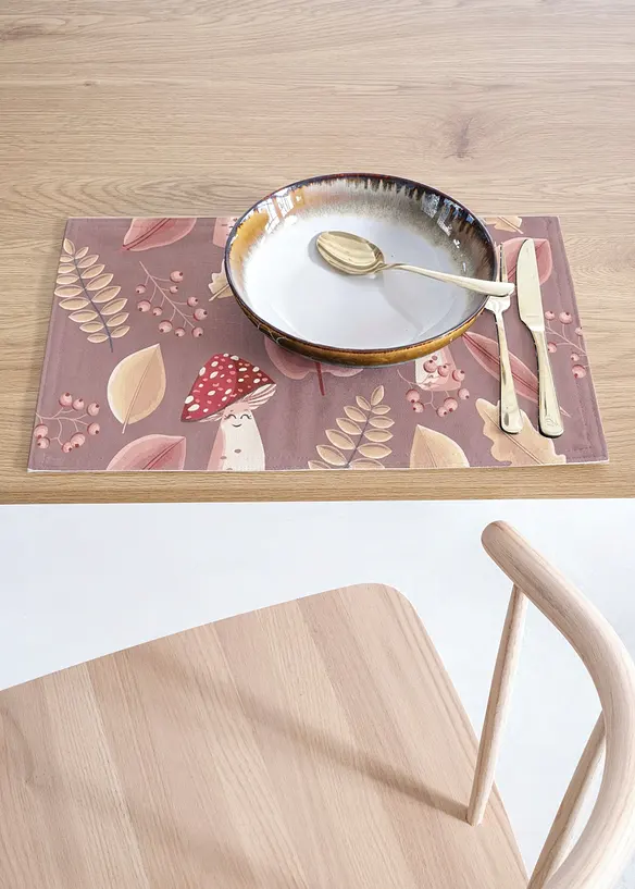 Bordstablett med h&ouml;stmotiv (4-pack), bonprix