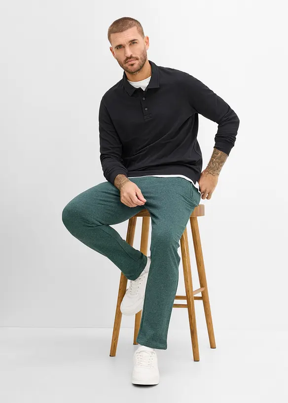 Joggingbyxa med fickor med dragkedja, bonprix